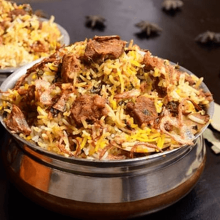 Goat Biryani (with Bone Curry Rice)